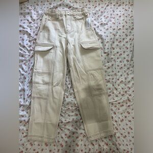 Tan "utility" cargo pants baggy